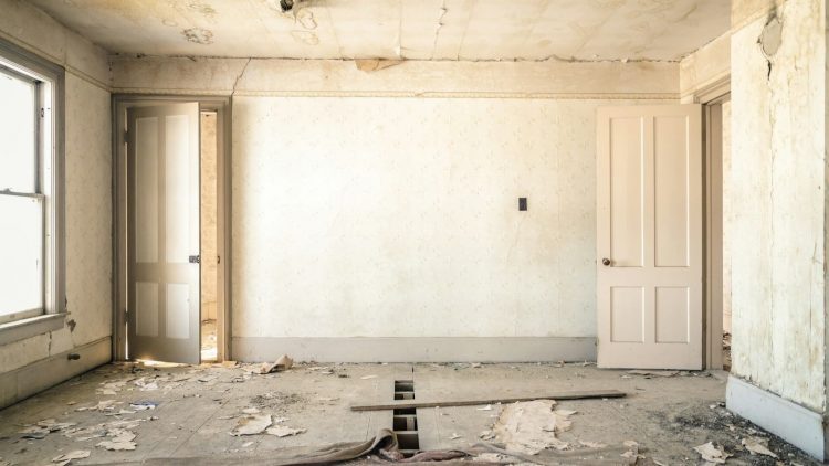 Una casa abandonada lista para ser restaurada
